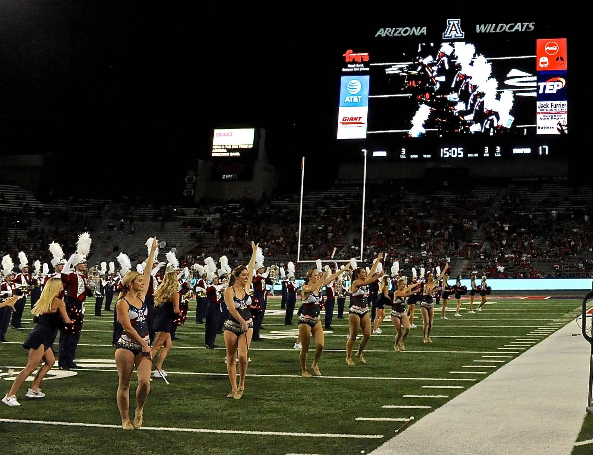 UA v Stanford Half-Time