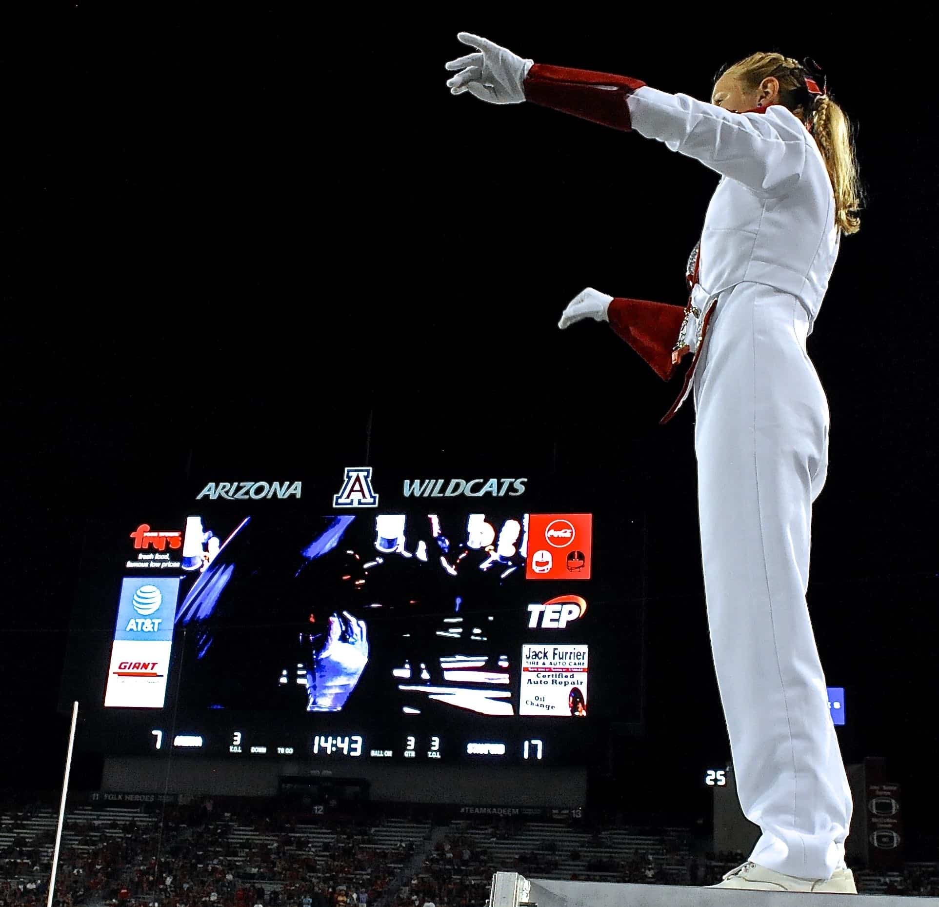 UA v Stanford Half-Time