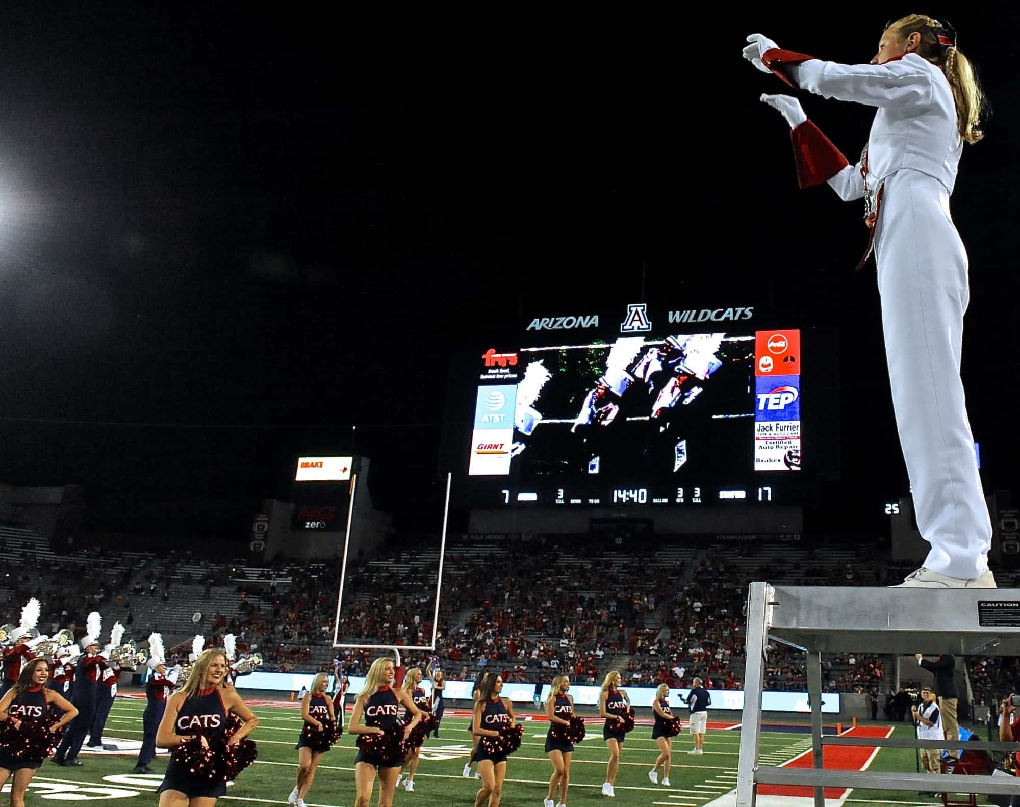 UA v Stanford Half-Time