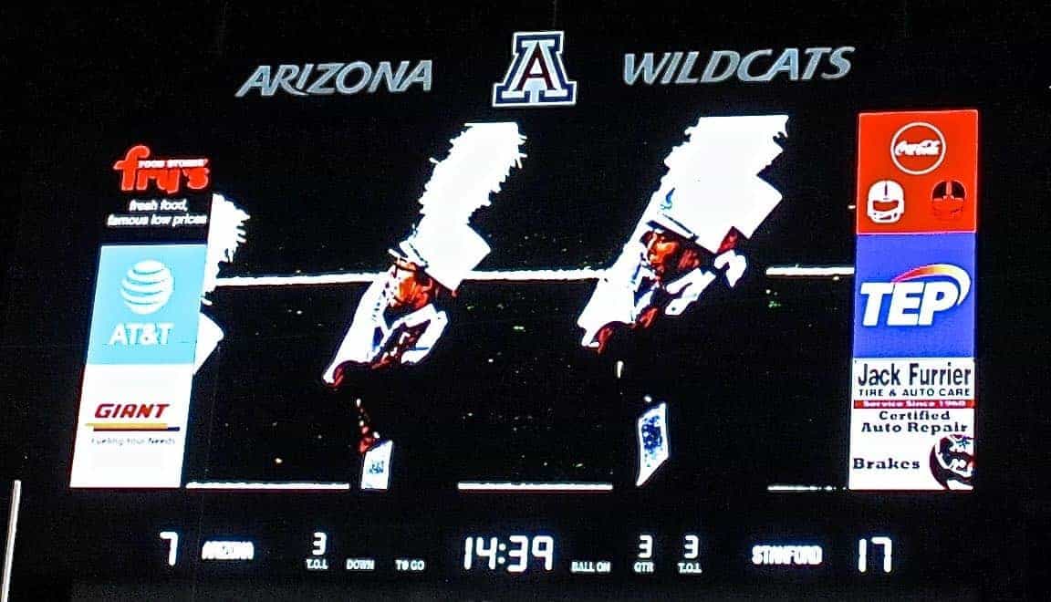 UA v Stanford Half-Time