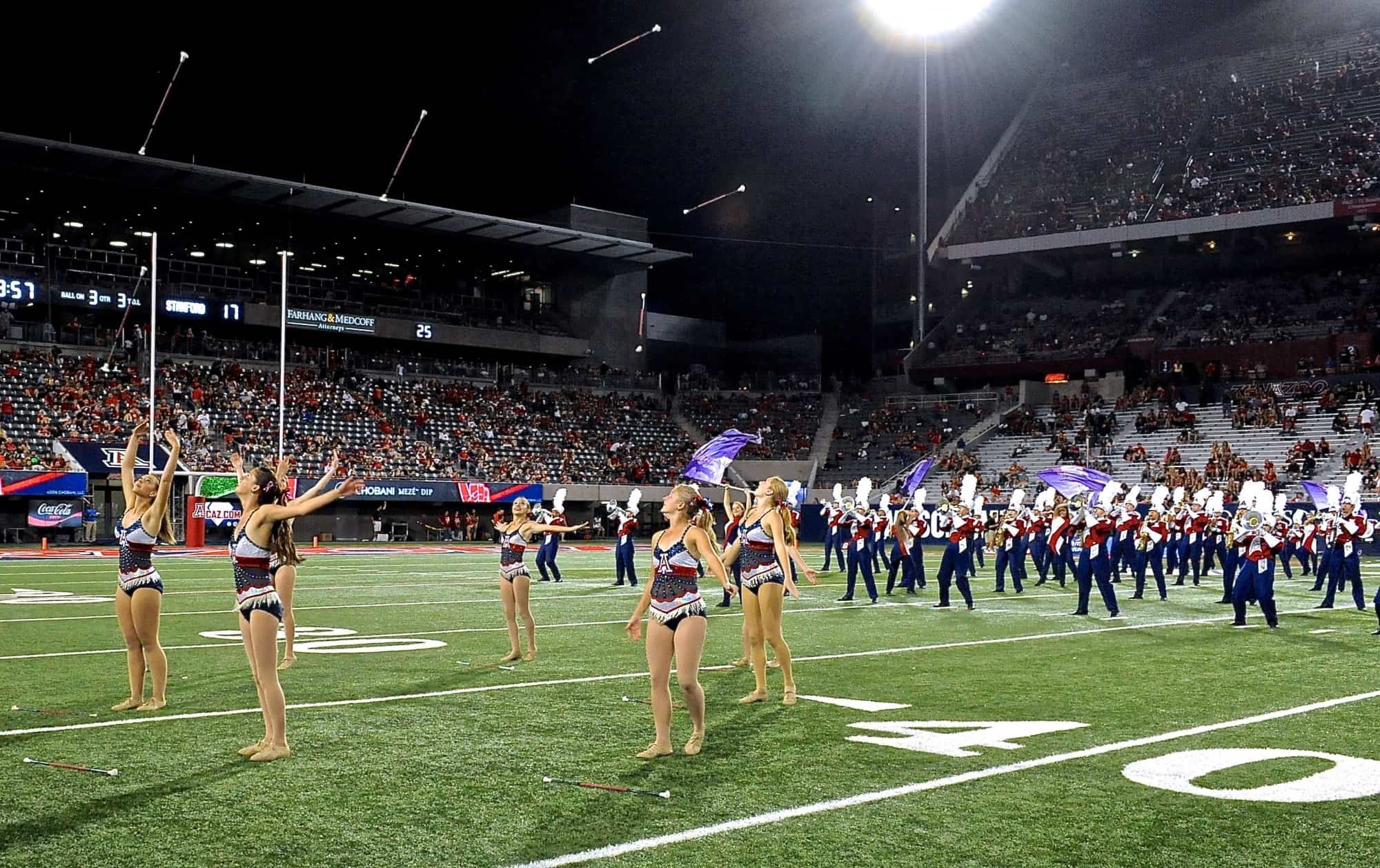 UA v Stanford Half-Time