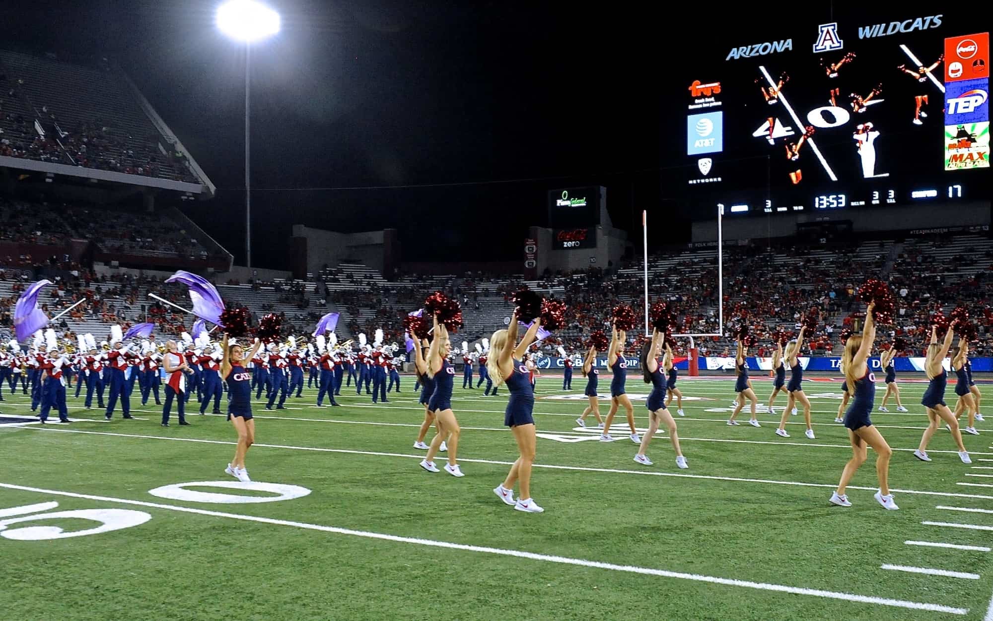 UA v Stanford Half-Time