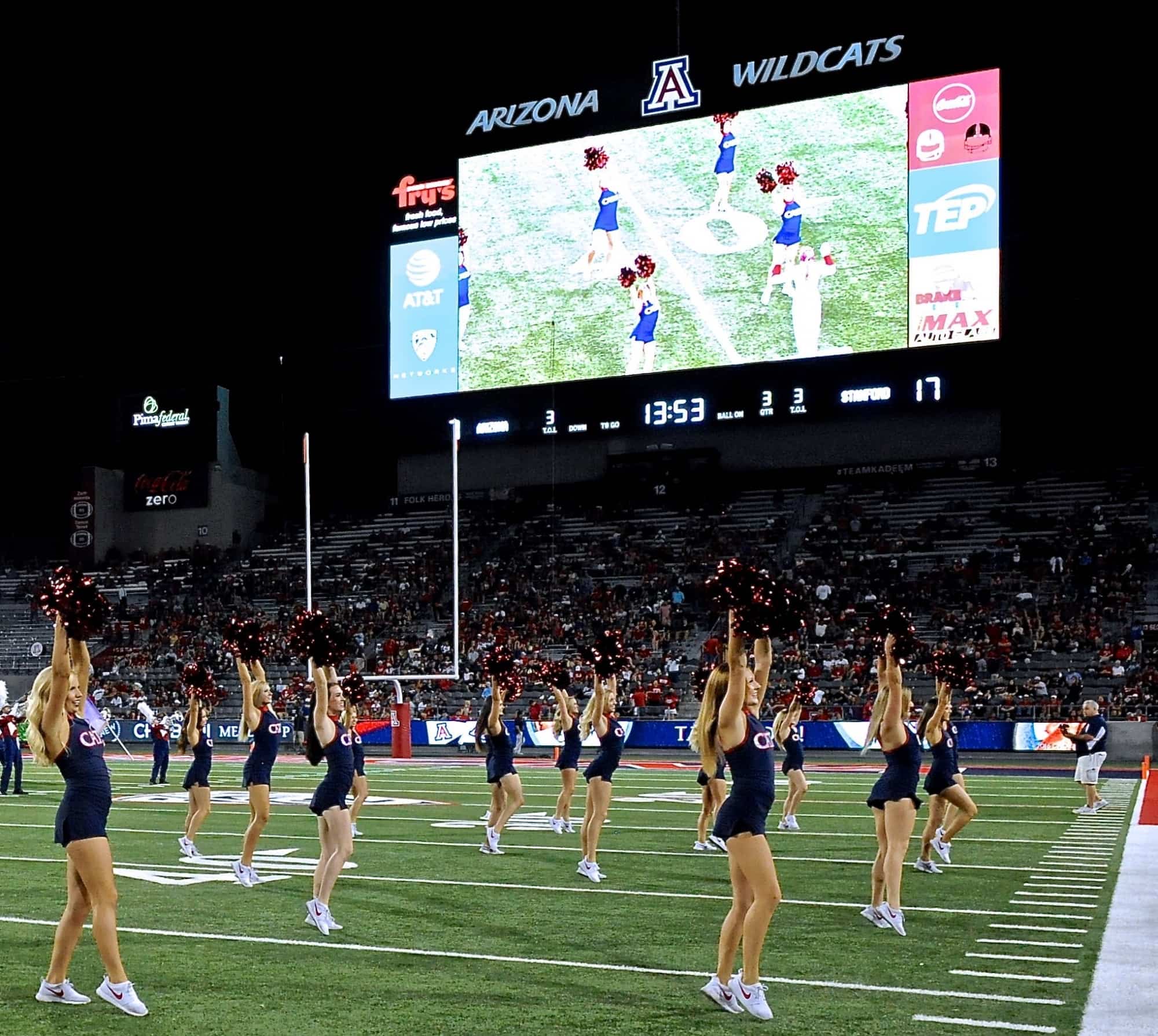 UA v Stanford Half-Time