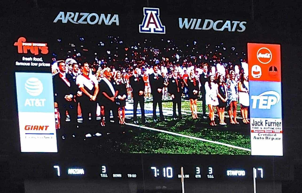 UA v Stanford Half-Time