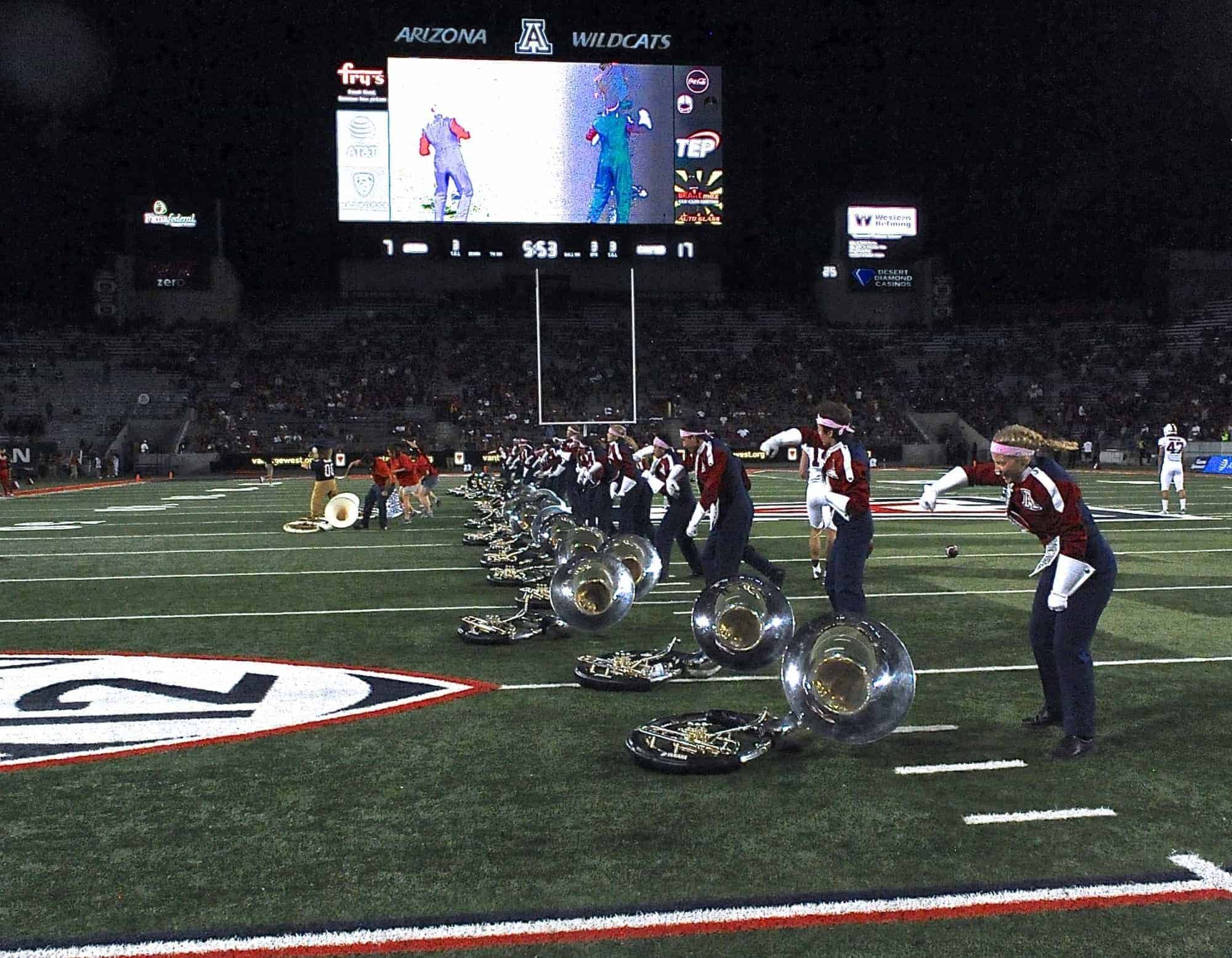 UA v Stanford Half-Time