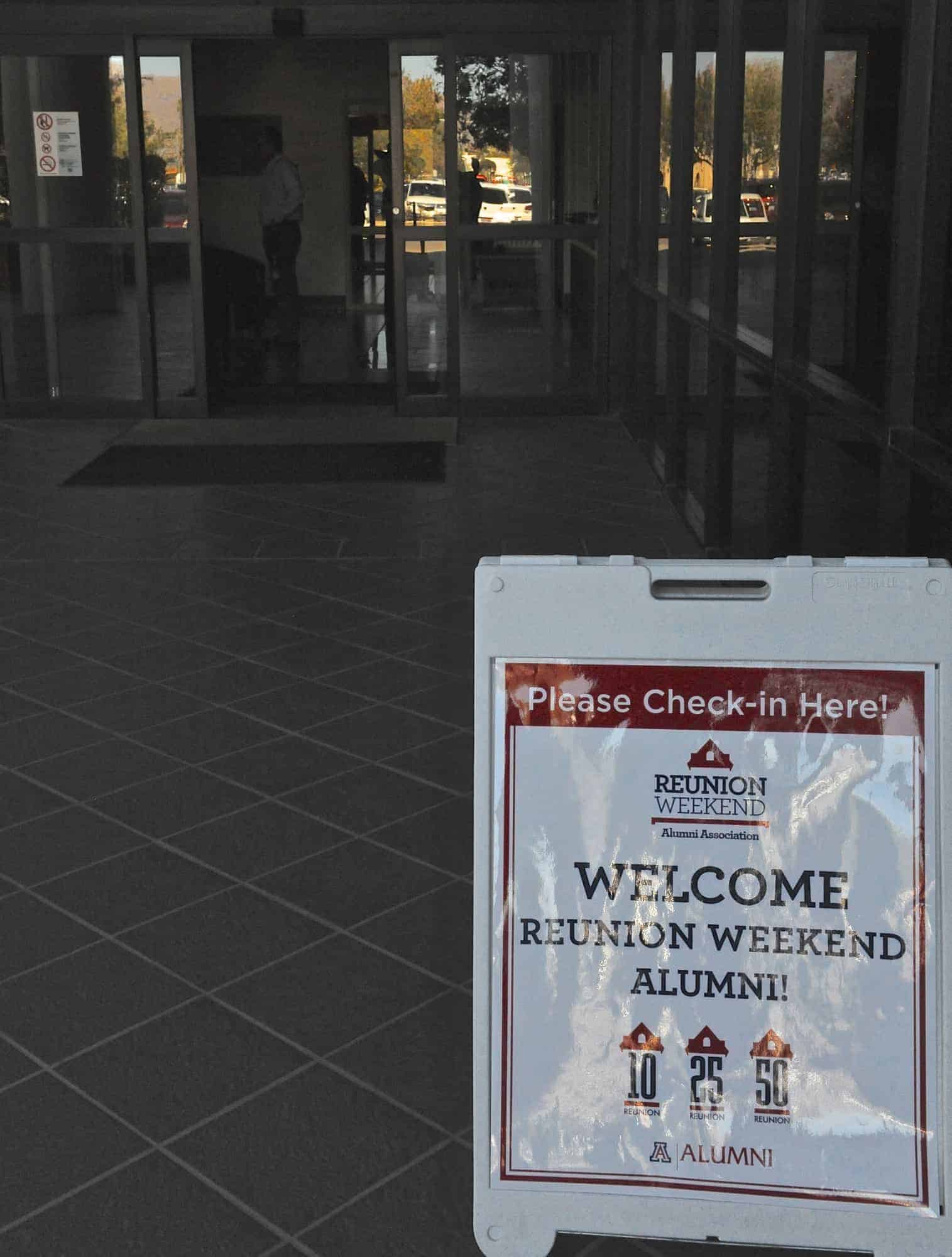 Homecoming at Alumni Association Office