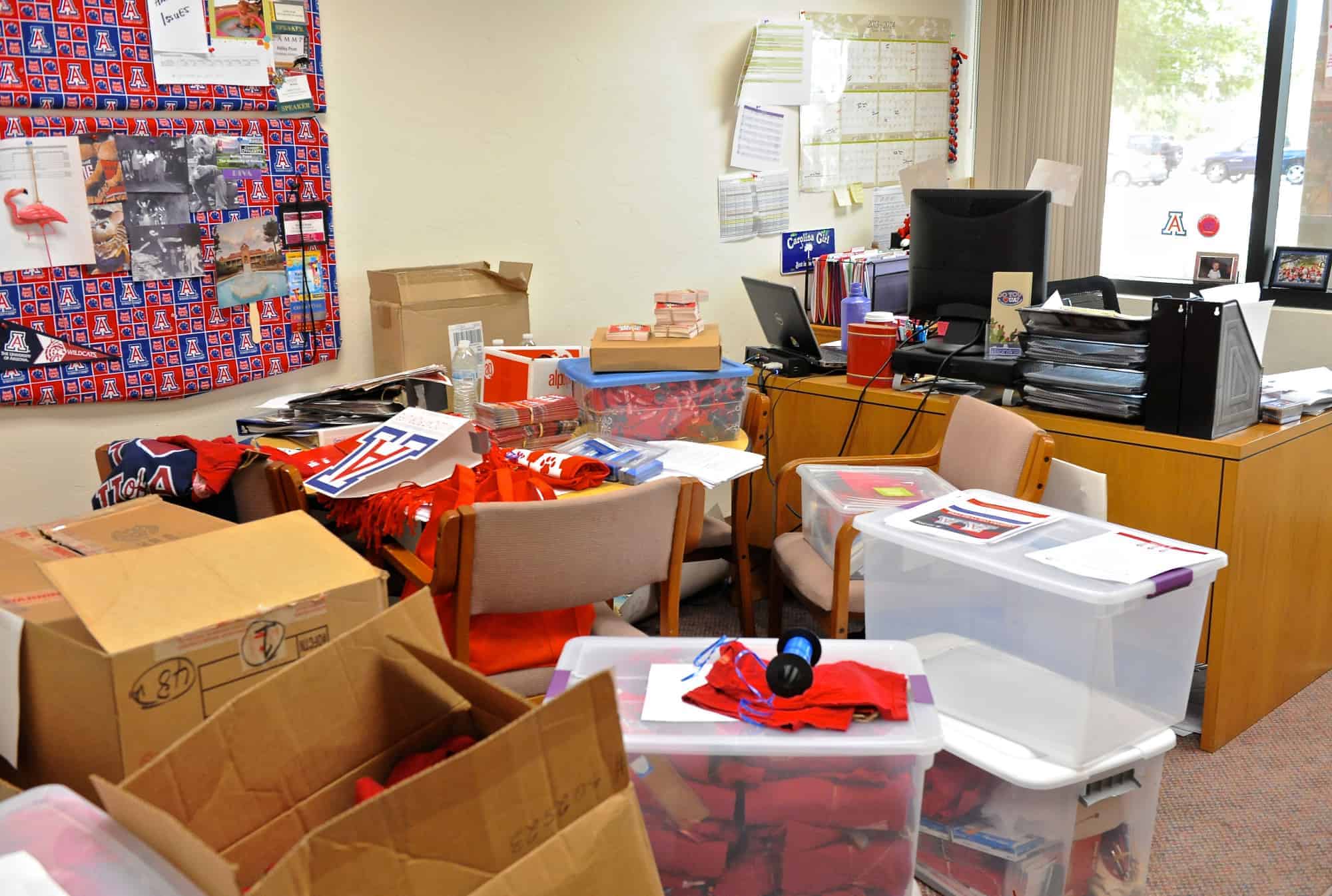 Homecoming at Alumni Association Office