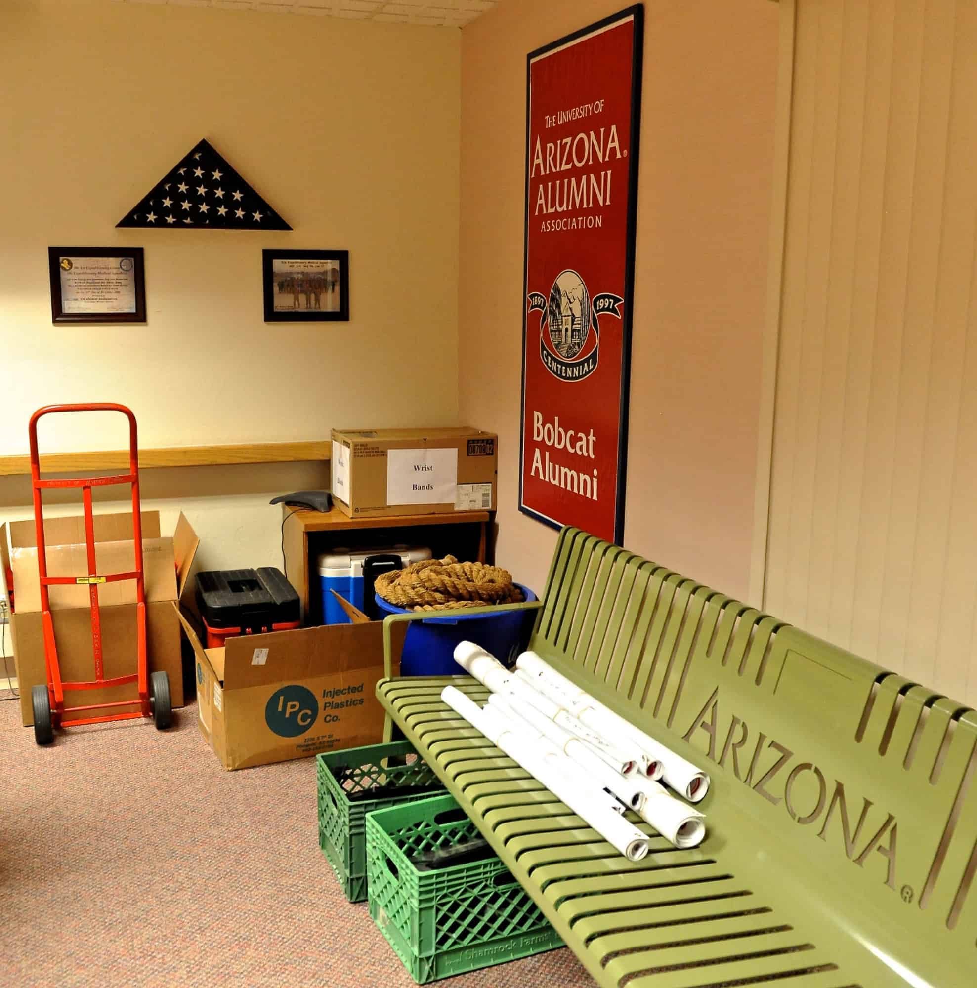 Homecoming at Alumni Association Office