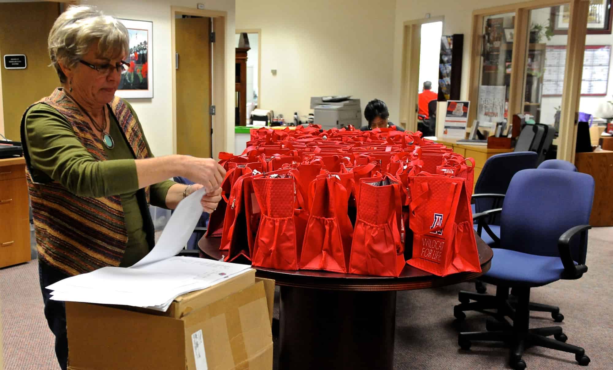 Homecoming at Alumni Association Office