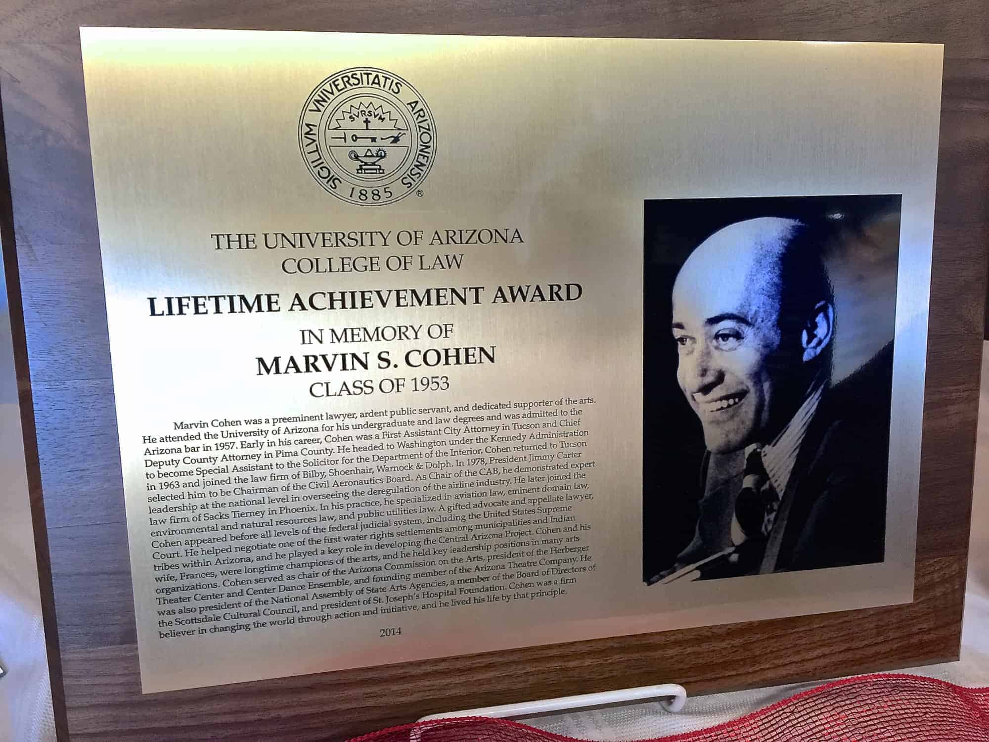 James E Rogers College of Law Lifetime Achievement Awards