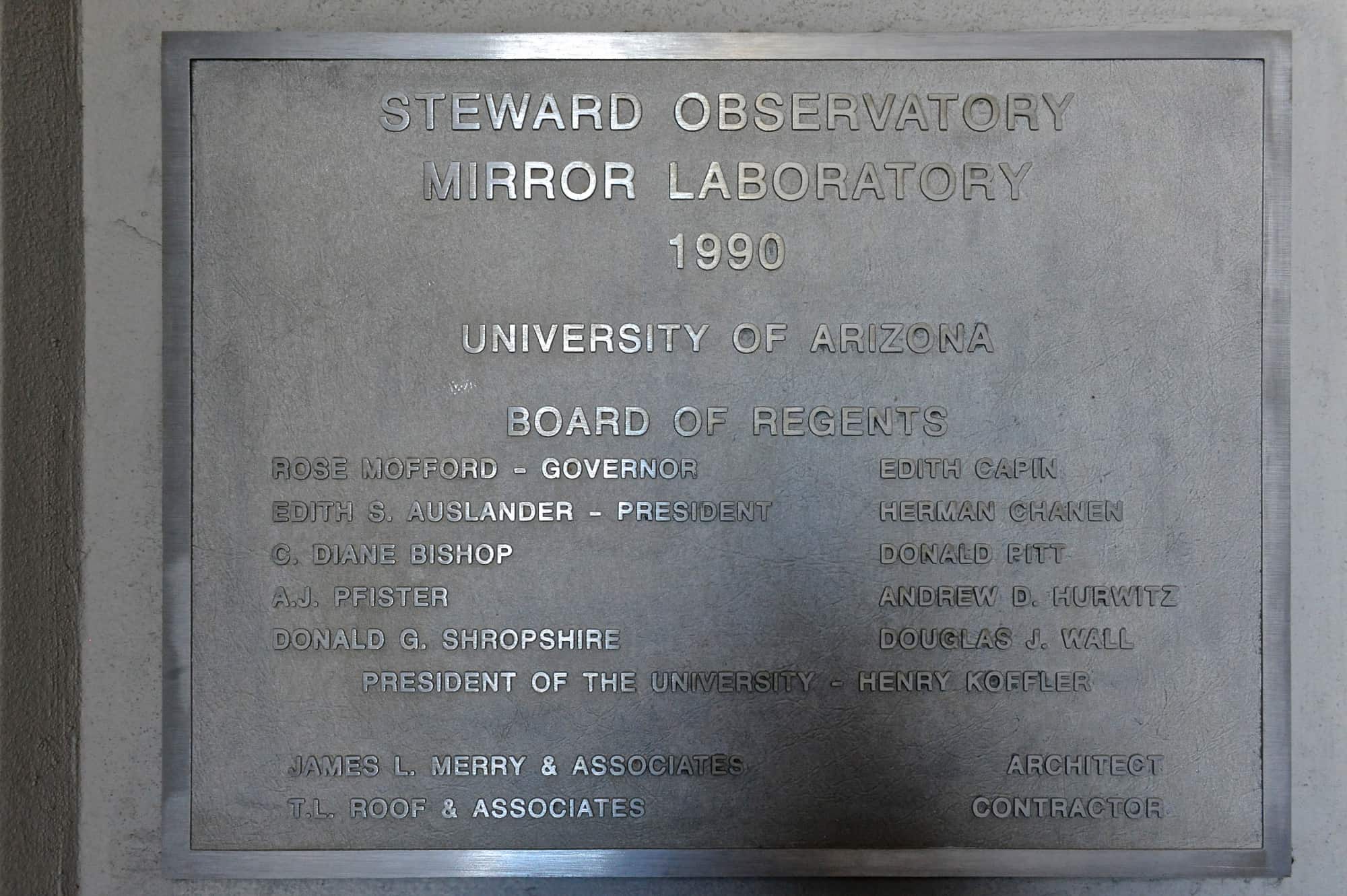 UA Mirror Lab
