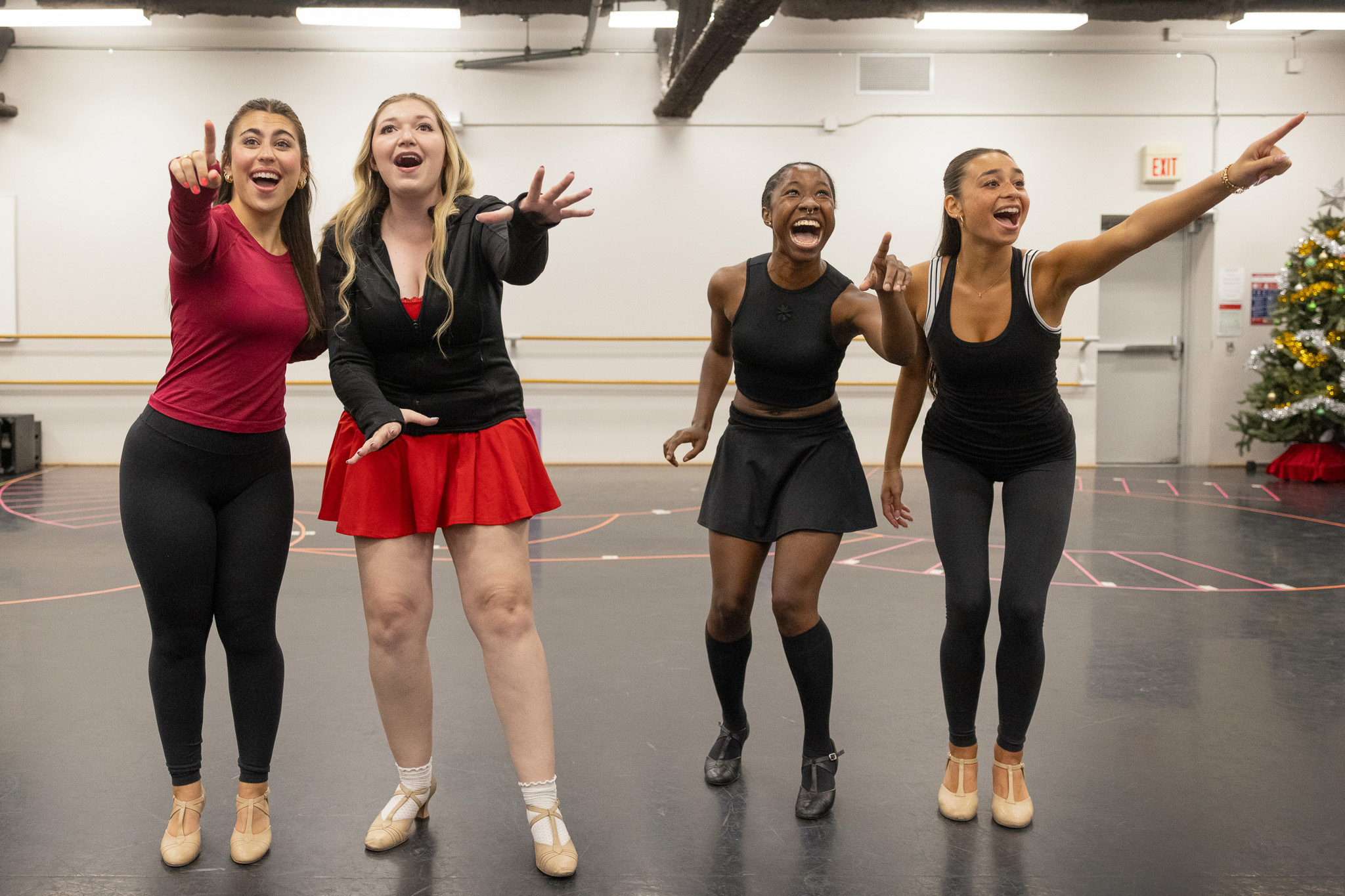 Photo from Jerry's Girls designer run rehearsal.